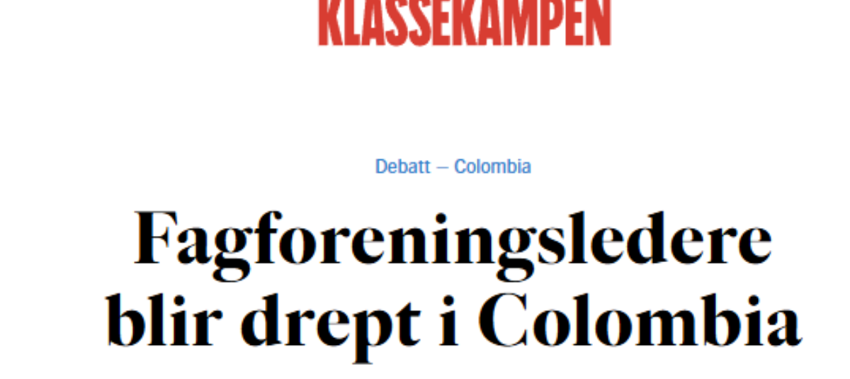Foto: Skjermdump klassekampen.no