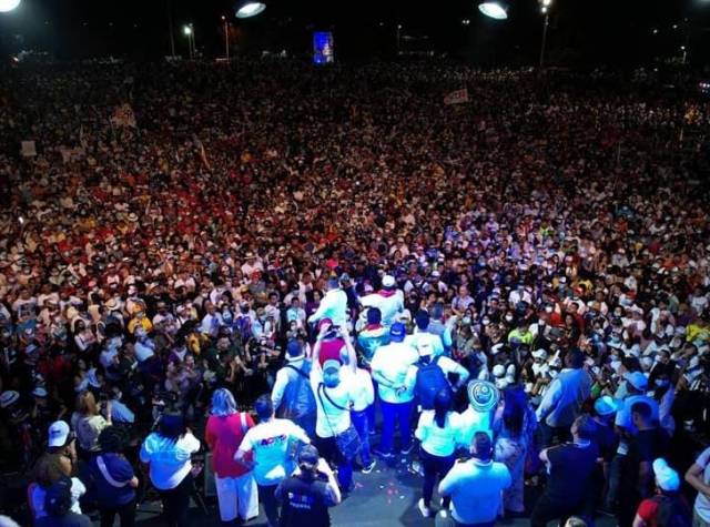 Foto: Presidentkandidat Gustavo Petro i Barranquilla, 07.03.22