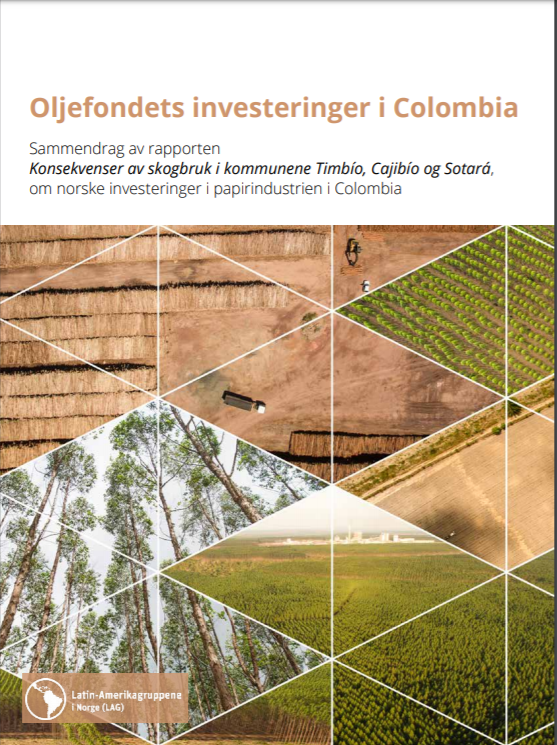 Oljefondets Investeringer I Colombia Latin Amerikagruppene I Norge